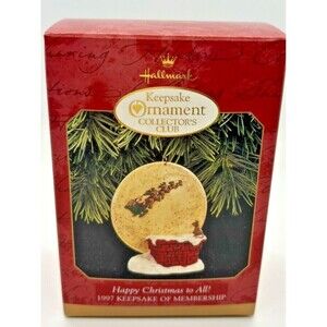 Happy Christmas To All Hallmark Keepsake Collector's Club 1997 Mouse